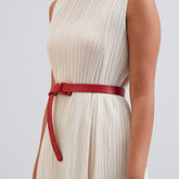 Self Buckle Classic Belt - Red